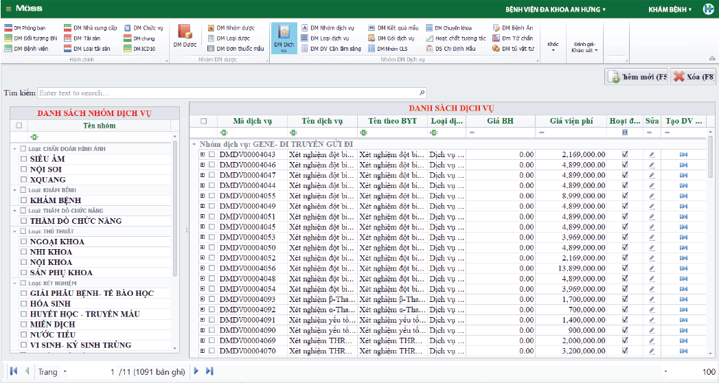 phần mềm quản lý bệnh nhân bằng excel